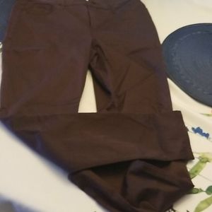 Super skinny maroon pants